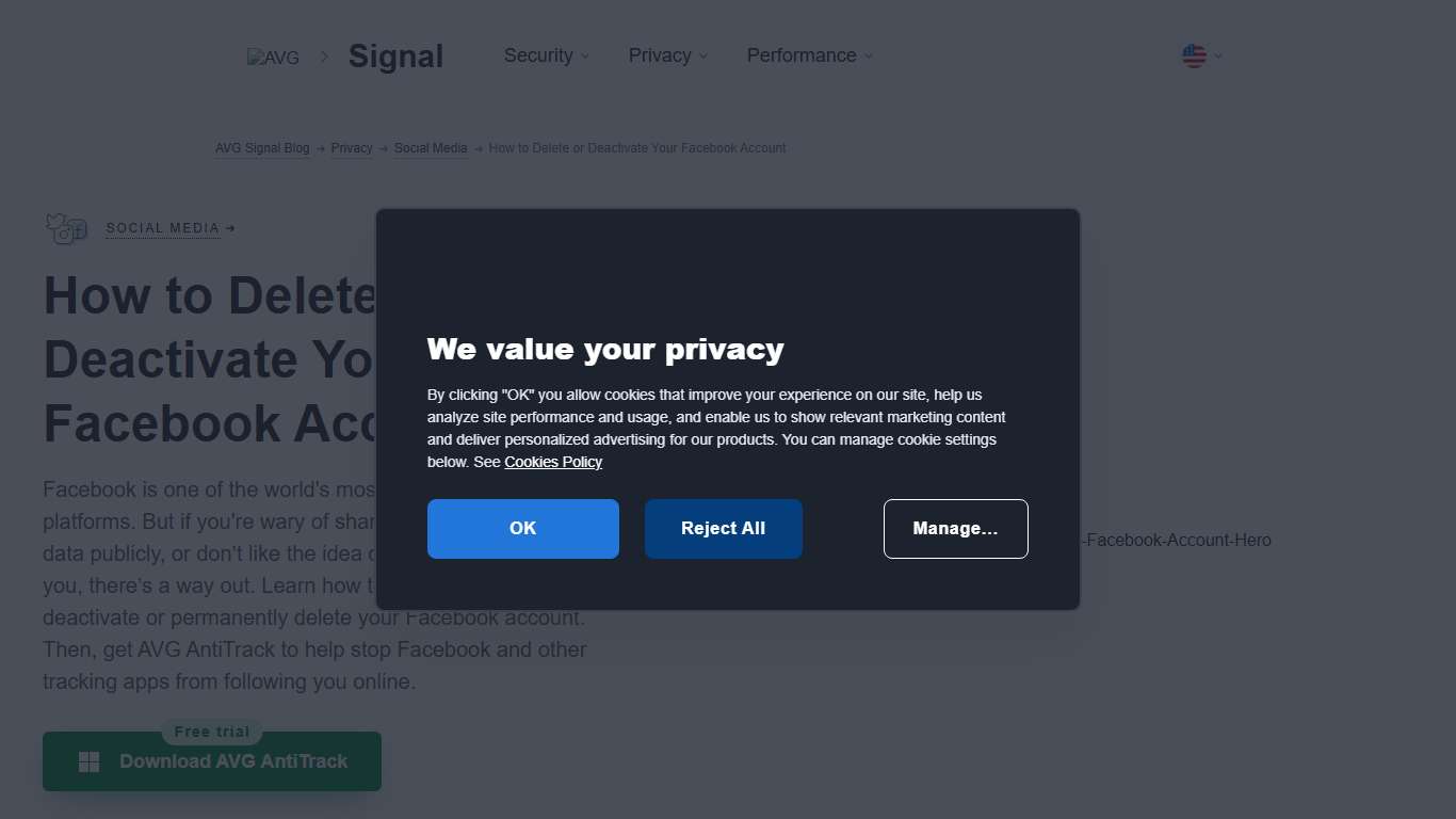 Delete or Deactivate Your Facebook on a Browser or Phone